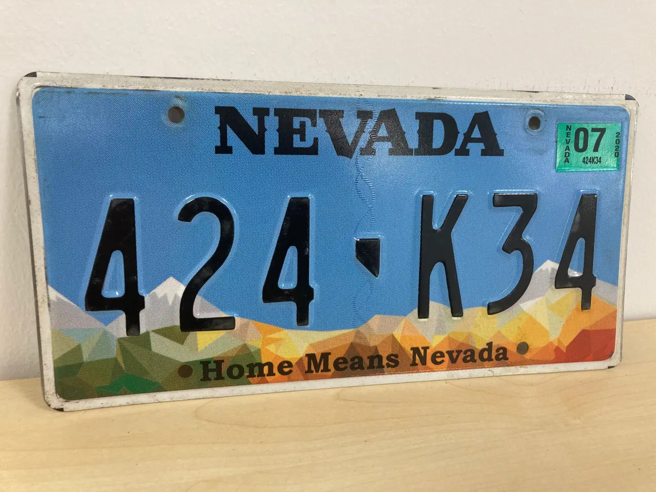 Billede 2 - Nevada US nummerplade 