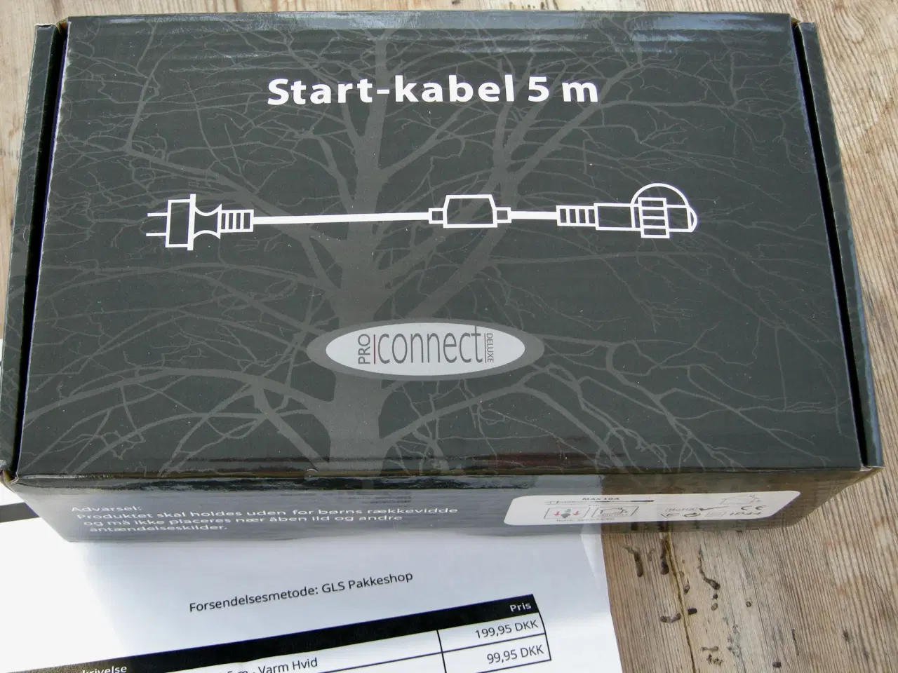 Billede 2 - NYT PRO CONNECT STARTKABEL 5 M SORT KRAFTIG KVALIT