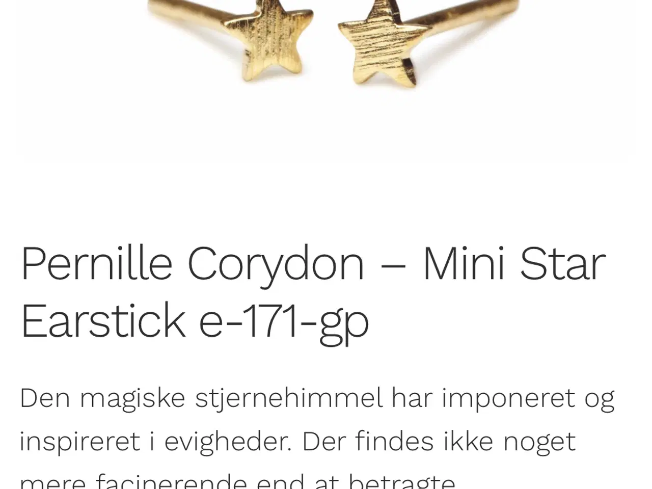 Billede 3 - Pernille Corydon ørestikker