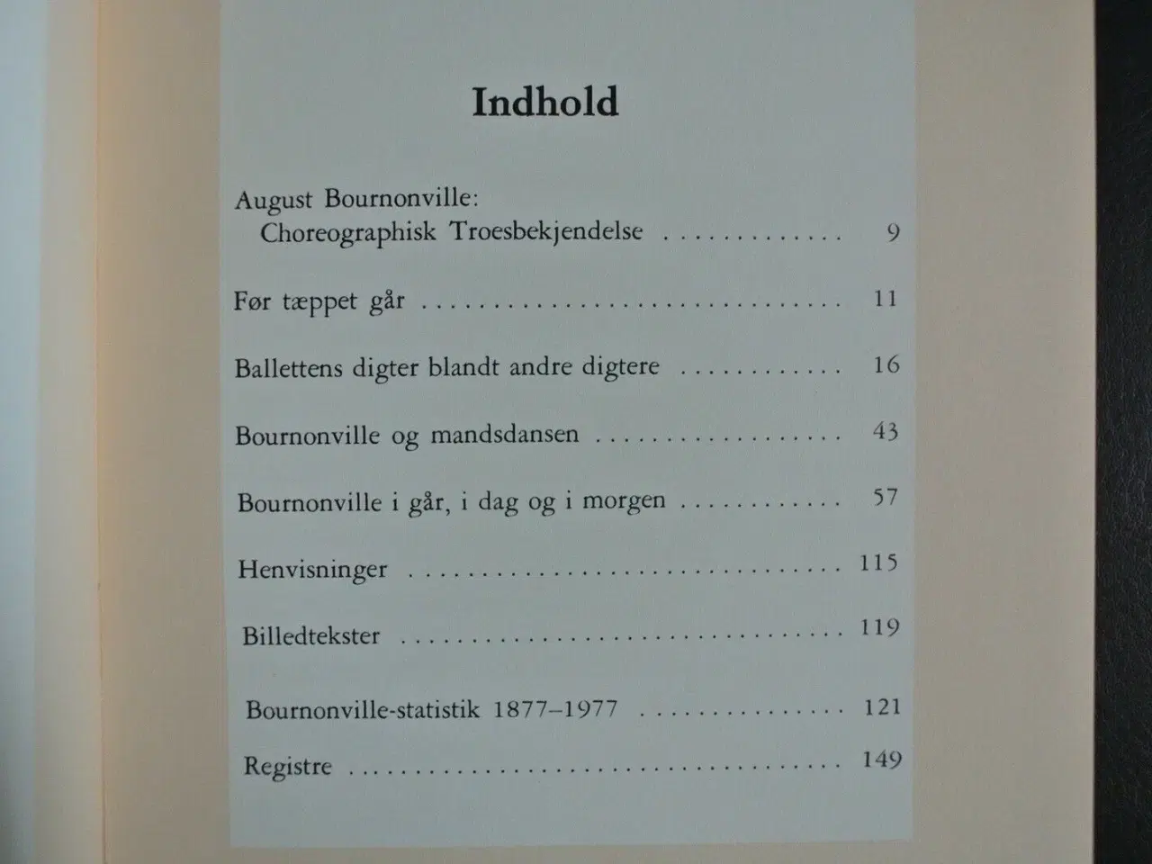 Billede 2 - ballettens digter - 3 bournonville-essays, af erik