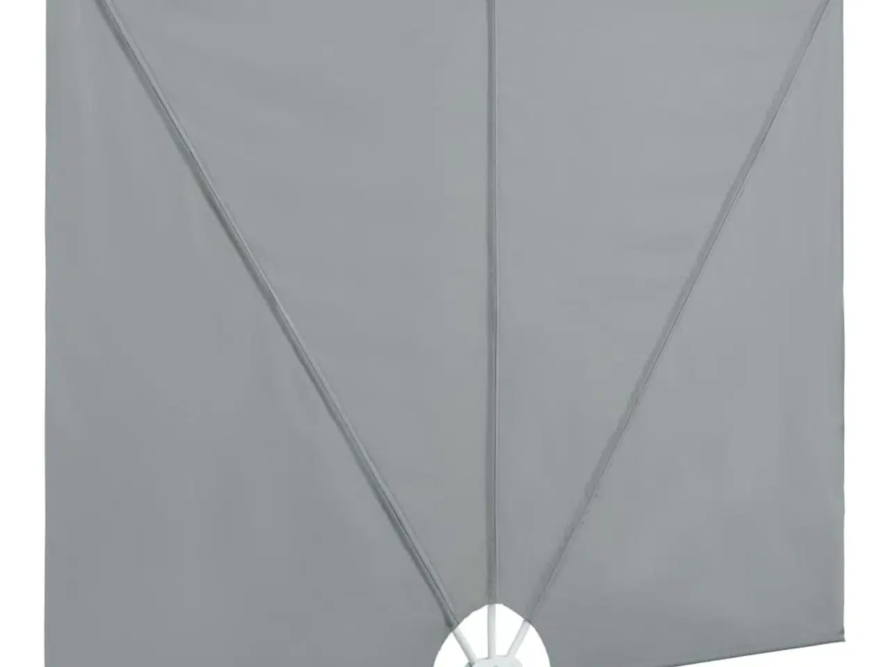Billede 5 - Sammenklappelig sidemarkise til terrasse grå 240 x 160 cm