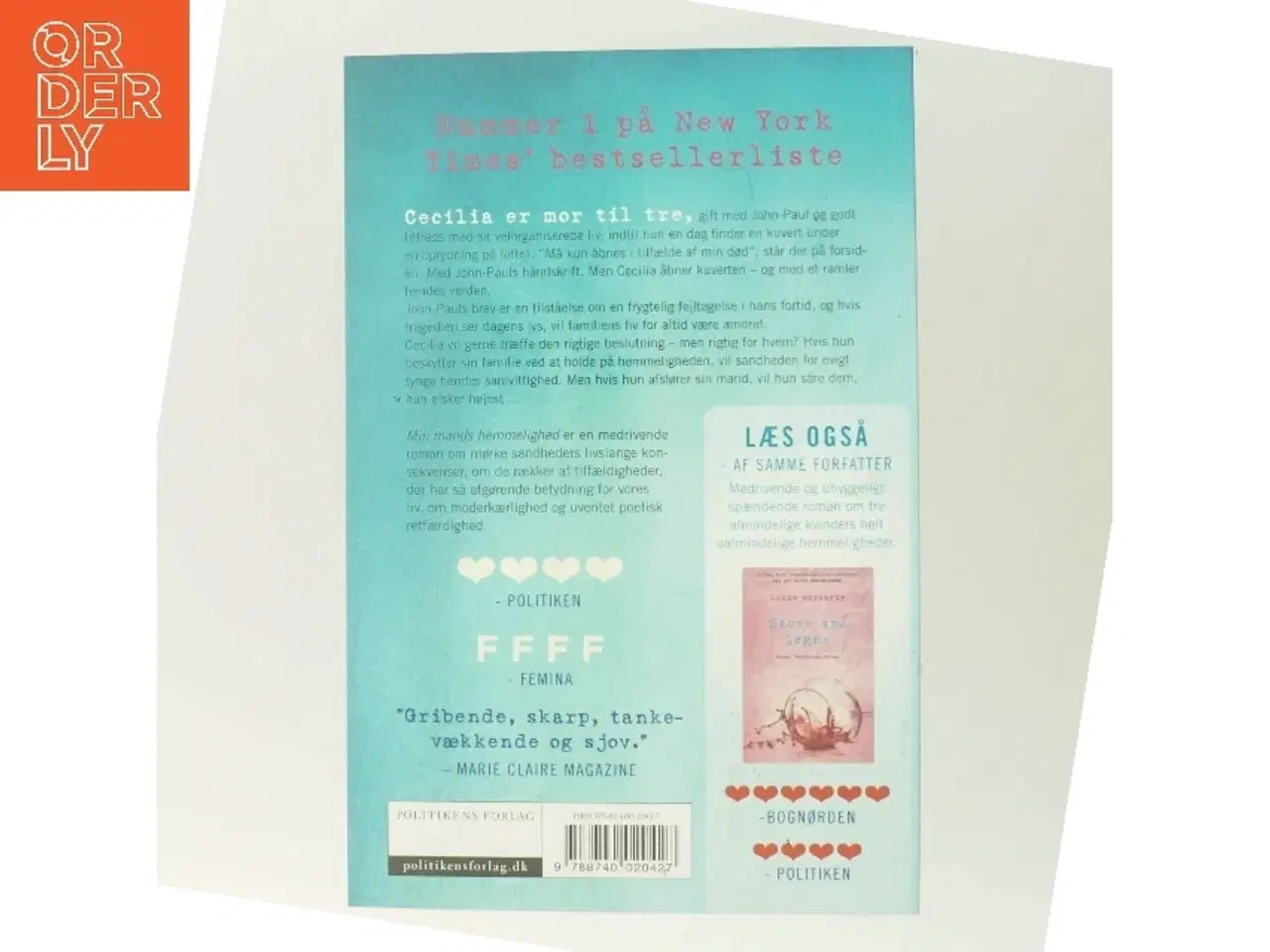 Billede 3 - Min mands hemmelighed af Liane Moriarty (Bog)