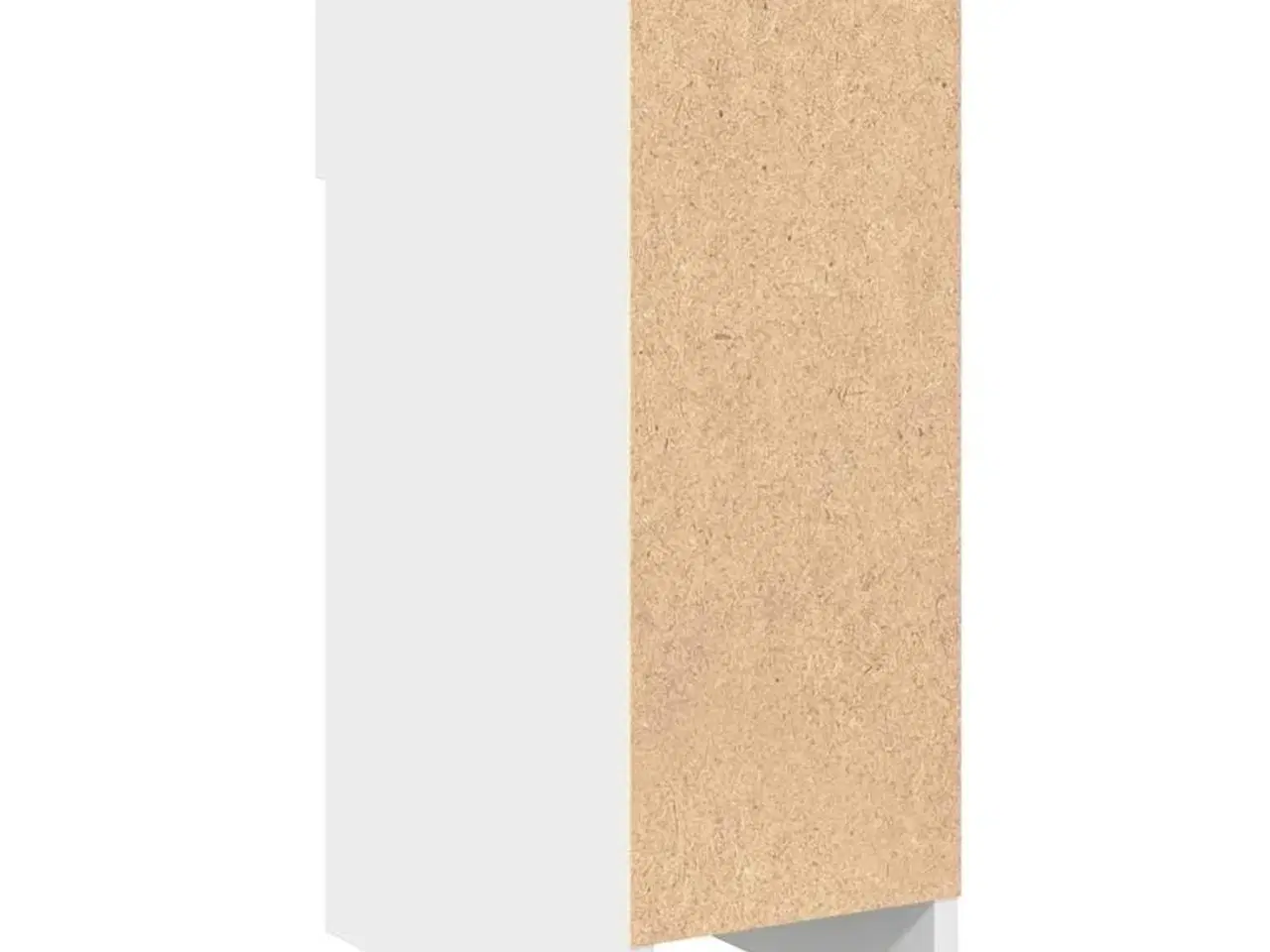 Billede 7 - Sengebord med skuffe 20x36x60 cm hvid