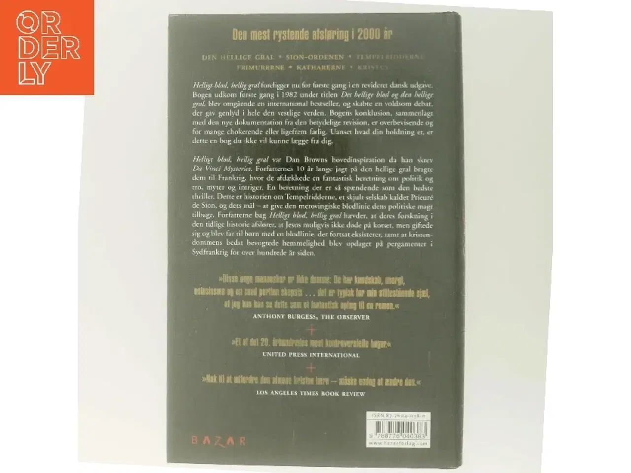 Billede 3 - Helligt blod, hellig gral (Bog)