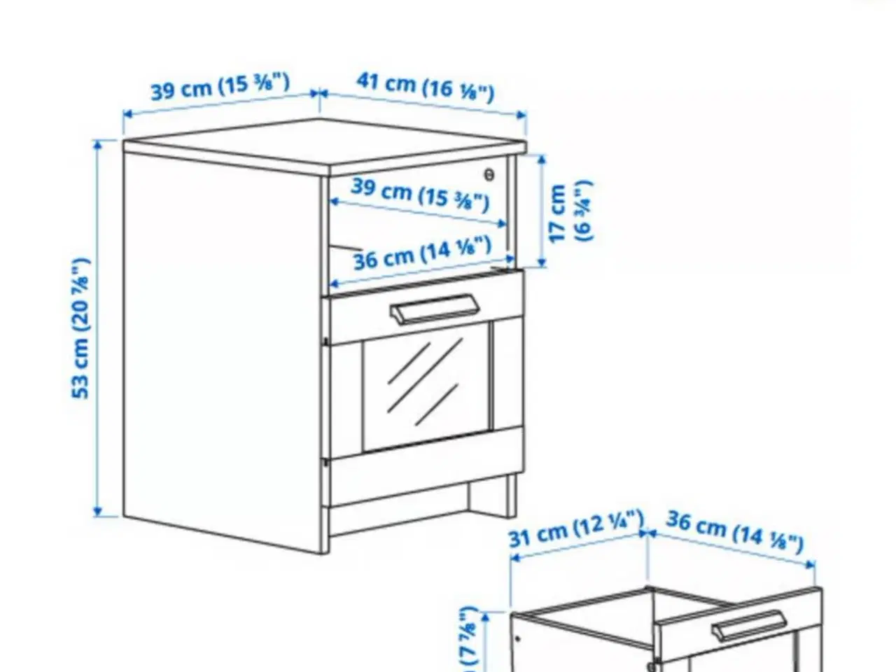 Billede 3 - Sengebord Ikea 