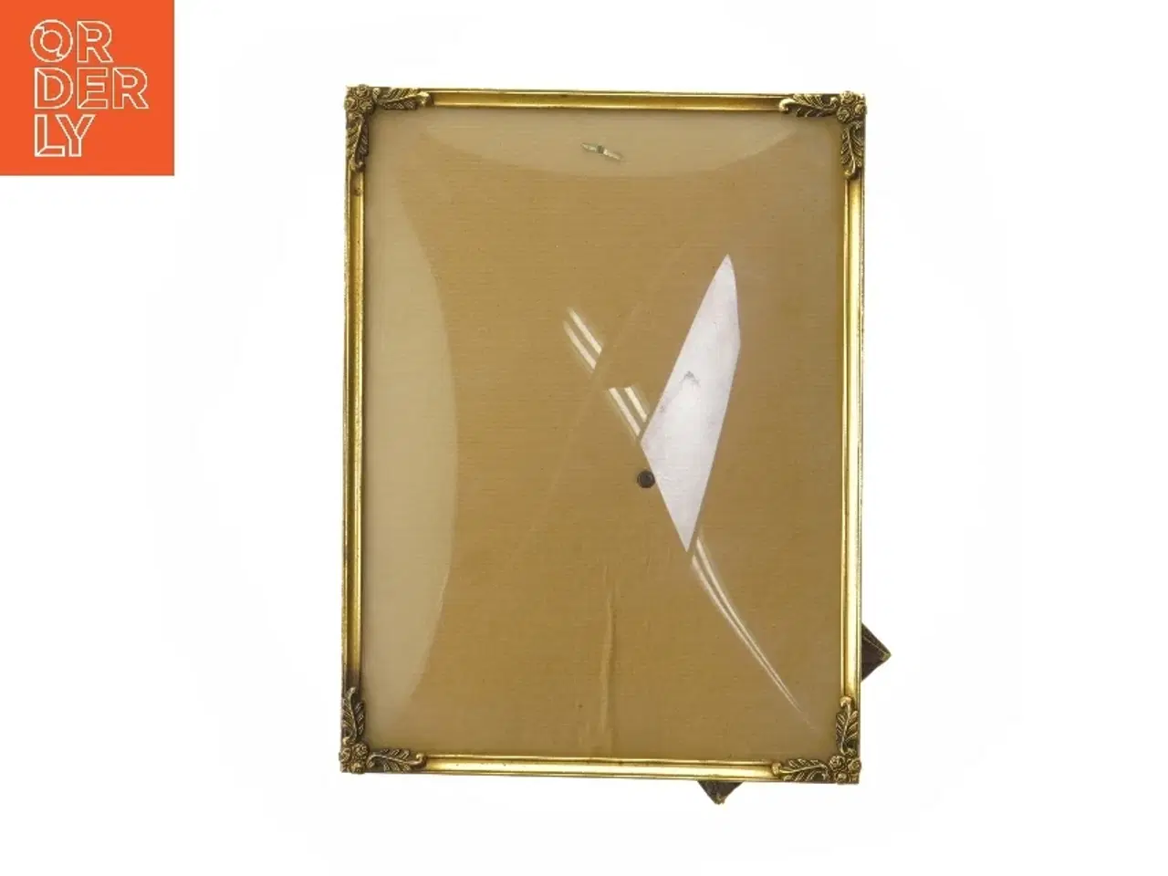 Billede 1 - Guldbelagt billedramme (str. 24,5x18 cm)