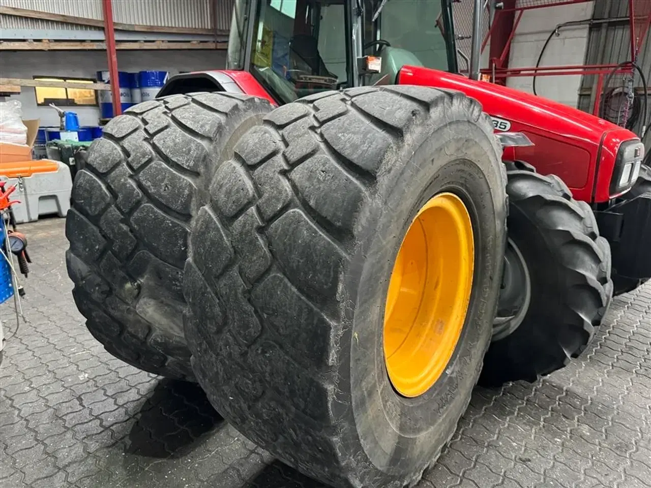 Billede 3 - Goodyear 600/65R25 4 STK KOMPLETTE HJUL TIL VOLVO L70 OG L90!