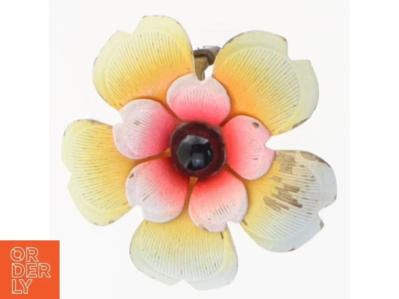 Billede 1 - Vintage blomsterbroche (str. 3,5 cm)