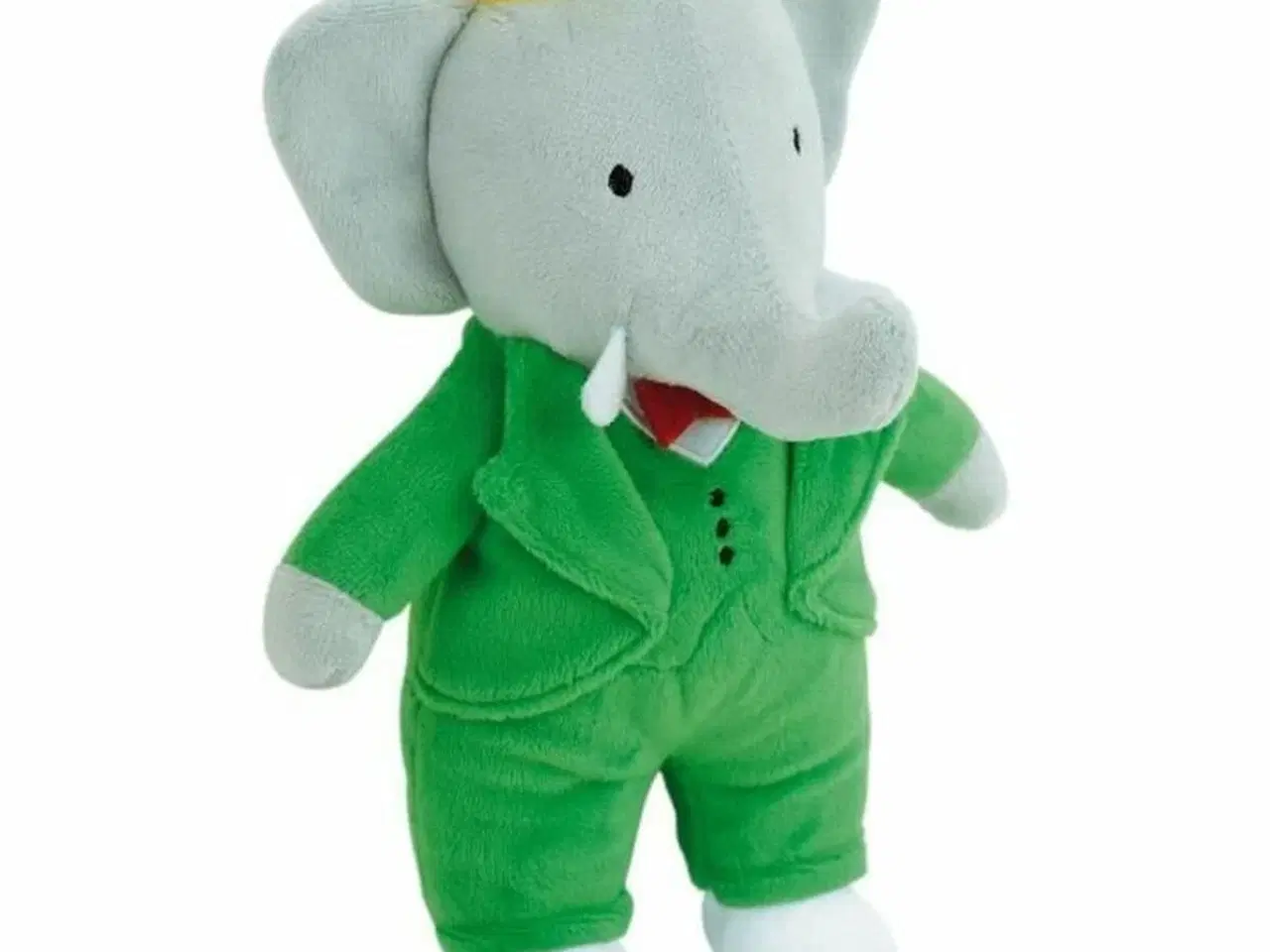 Billede 4 - Jemini Babar babydukke - grøn plyselefant 20 cm