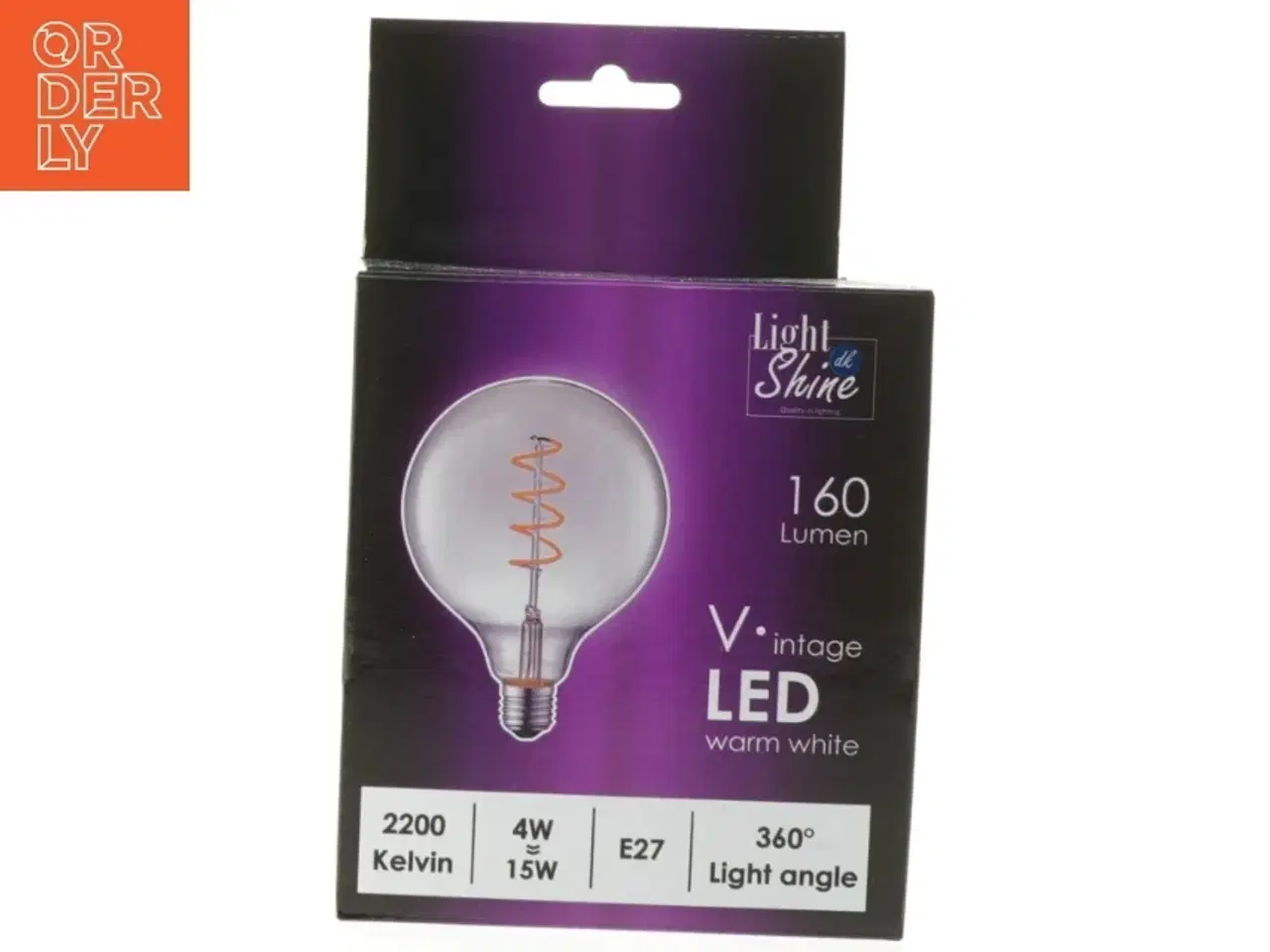 Billede 1 - LED pære fra Light SN Shine (str. Ø. 125 mm. længde. 170 mm)