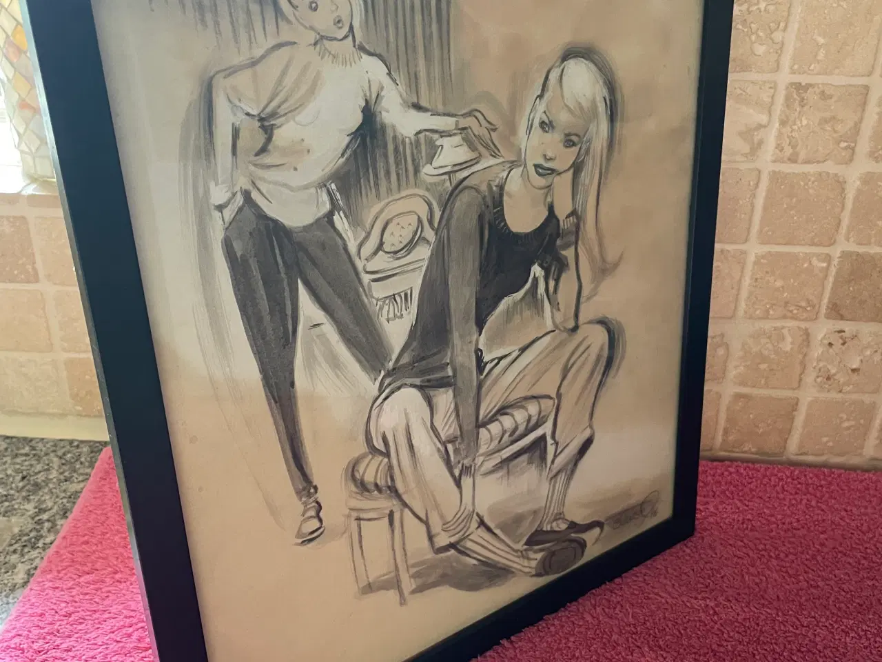 Billede 1 - Original tegning af Christel Marott
