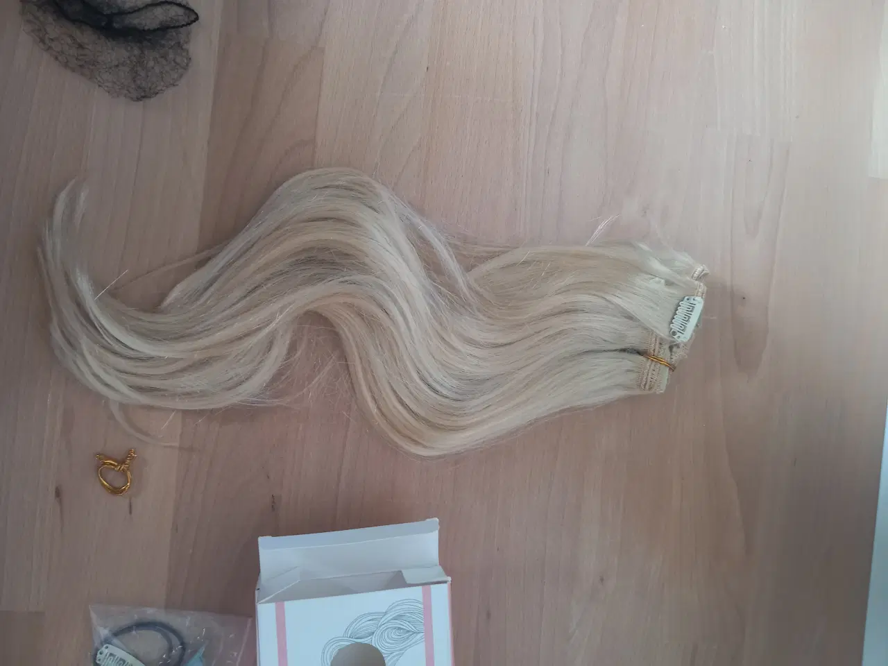 Billede 3 - 100% ægte menneskehår 2x 120g extensions,8 stykker