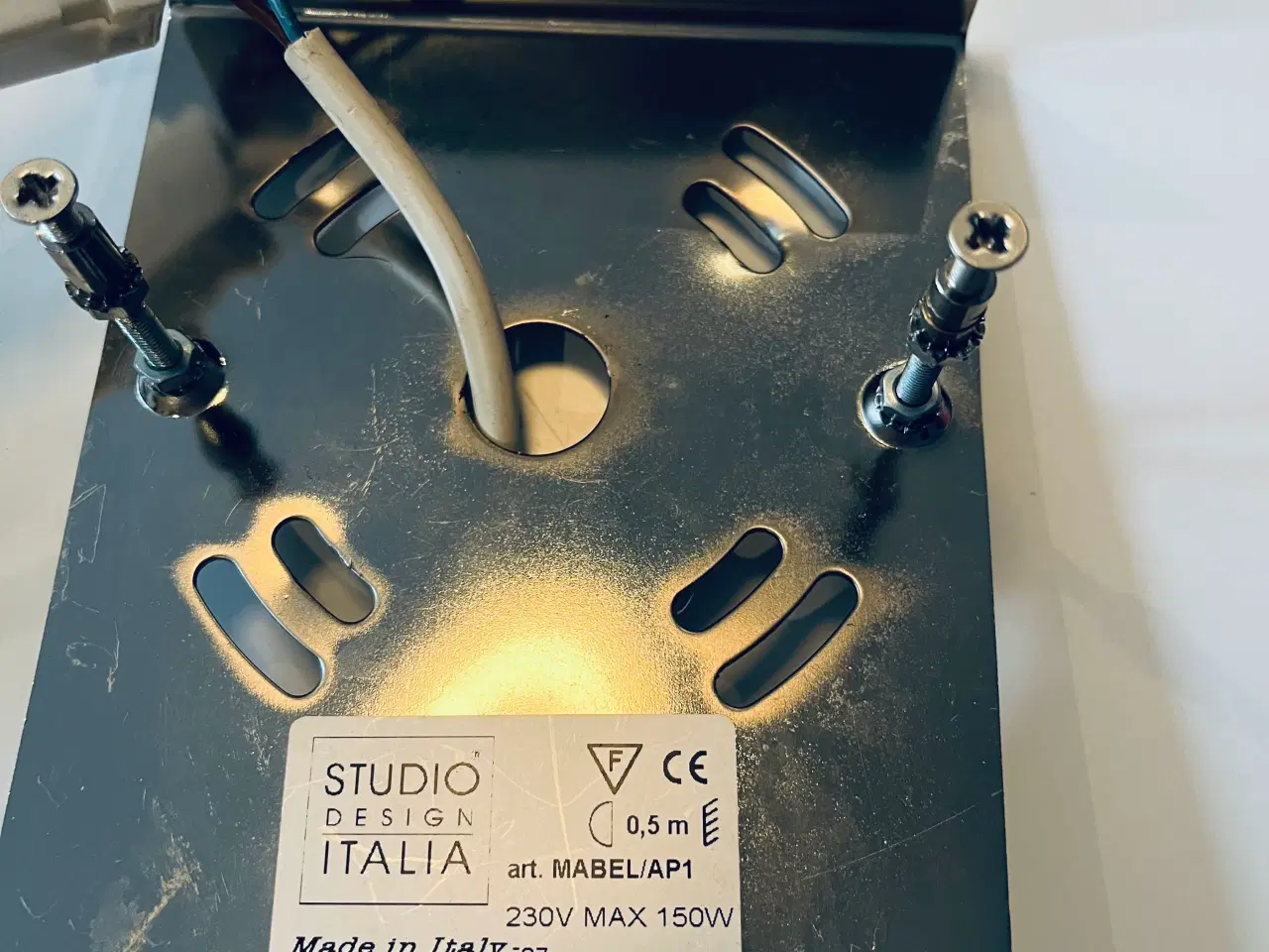 Billede 6 - Væglampe Muranoglas