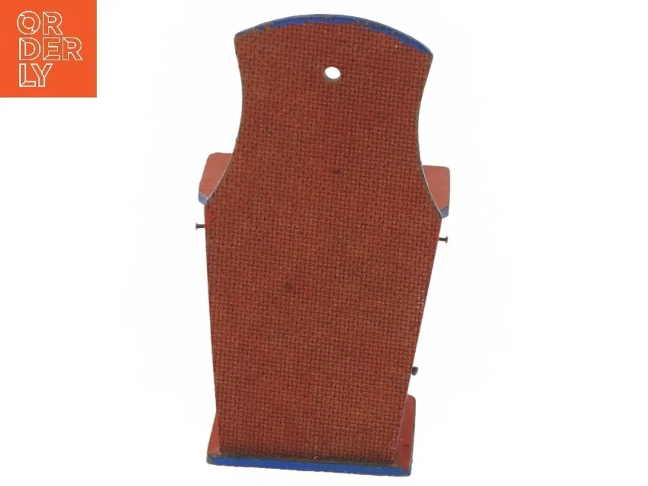 Billede 3 - Retro Trææske med blomstermotiv og tekst (str. 15,5x8x8 cm)