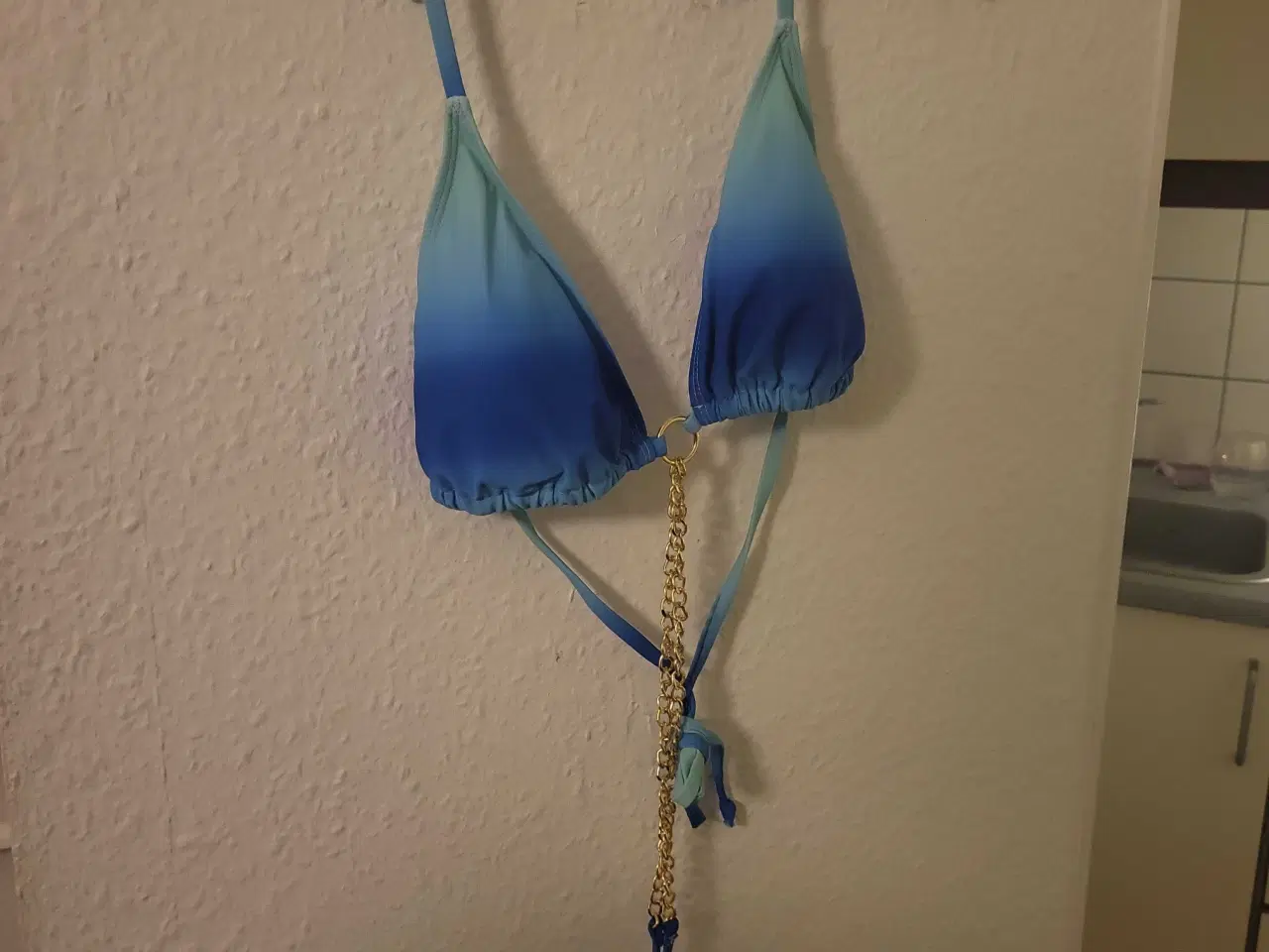 Billede 1 - Blå&Turquoise Bikini Med Nederdel