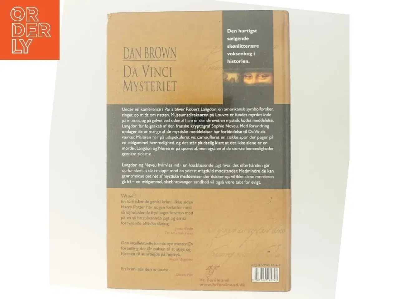 Billede 3 - Da Vinci Mysteriet af Dan Brown (Bog)