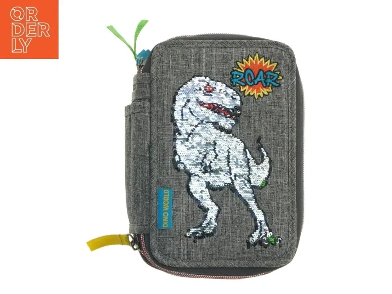 Billede 1 - Penalhus med dinosaurmotiv fra Depeche (str. 20x15 cm)