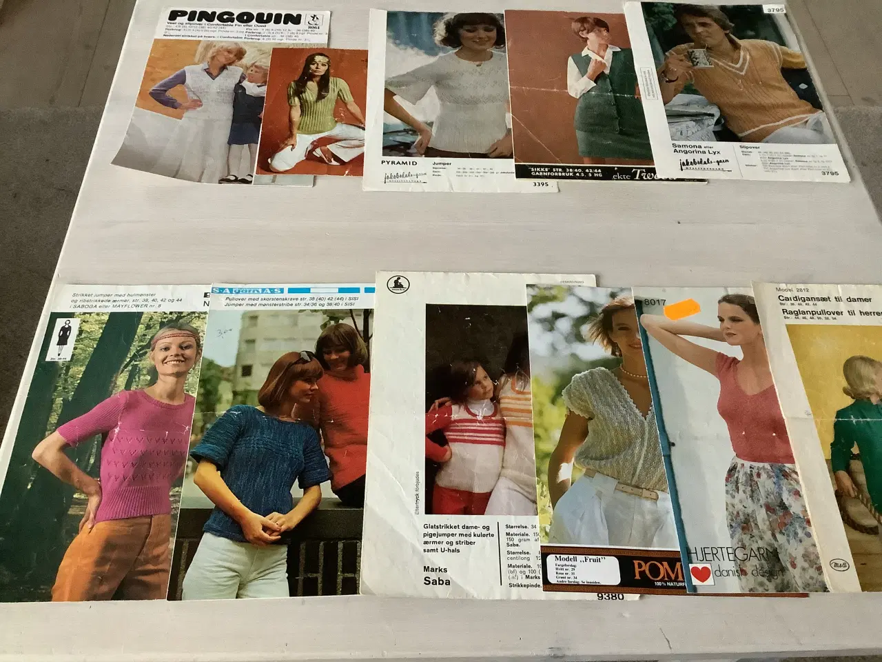 Billede 2 - Strikkeopskrifter til mor,far og børn