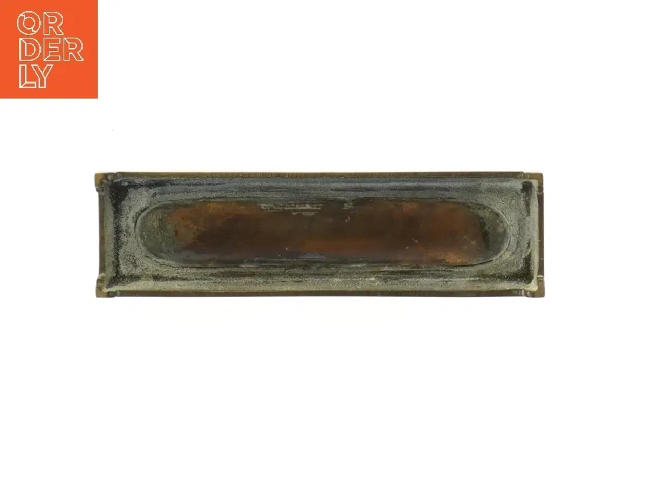Billede 3 - Bronze rektangulært penne fad (str. 22,5x6,5 cm)