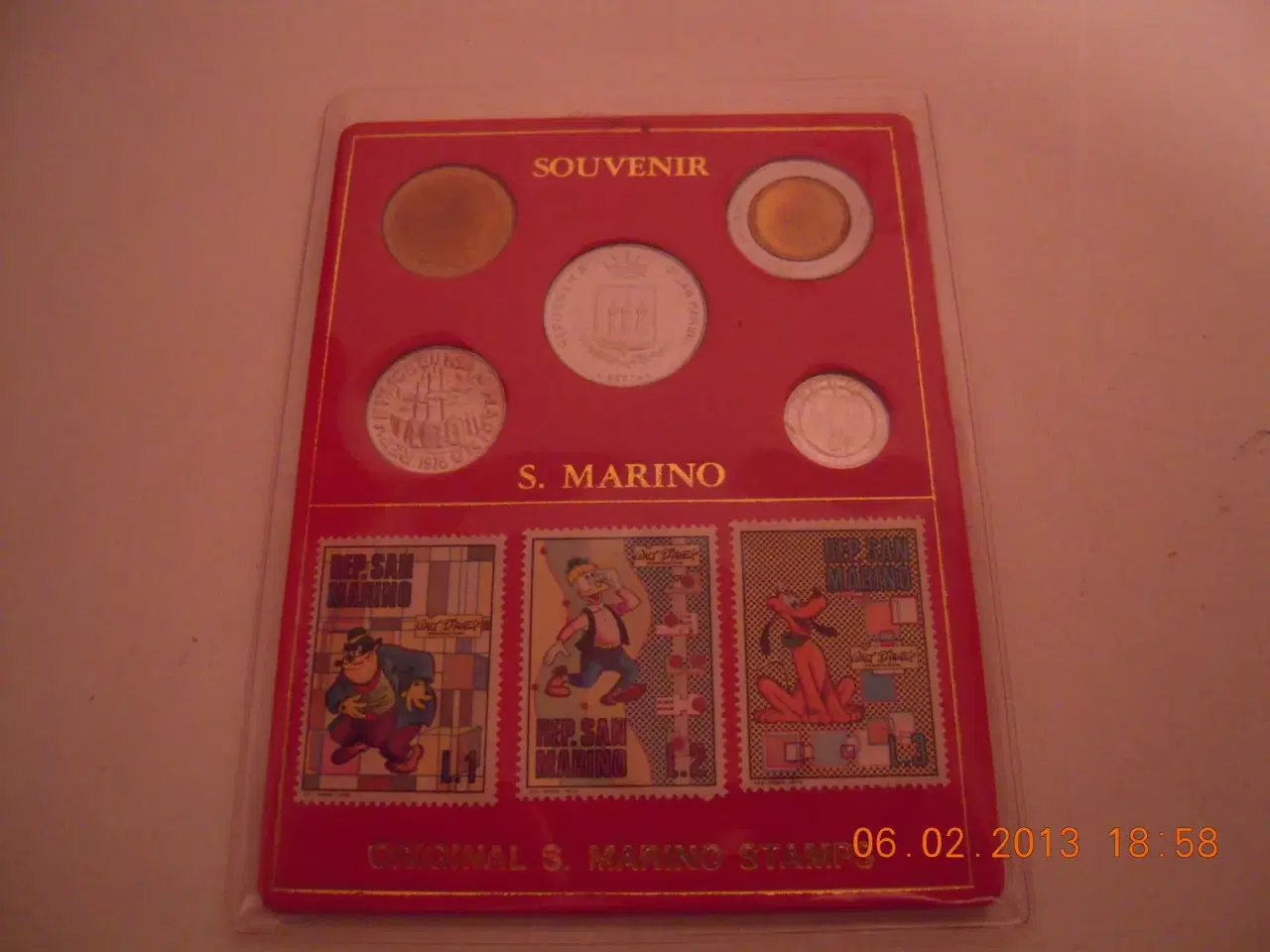Billede 1 - Møntsæt og frimærker fra San Marino