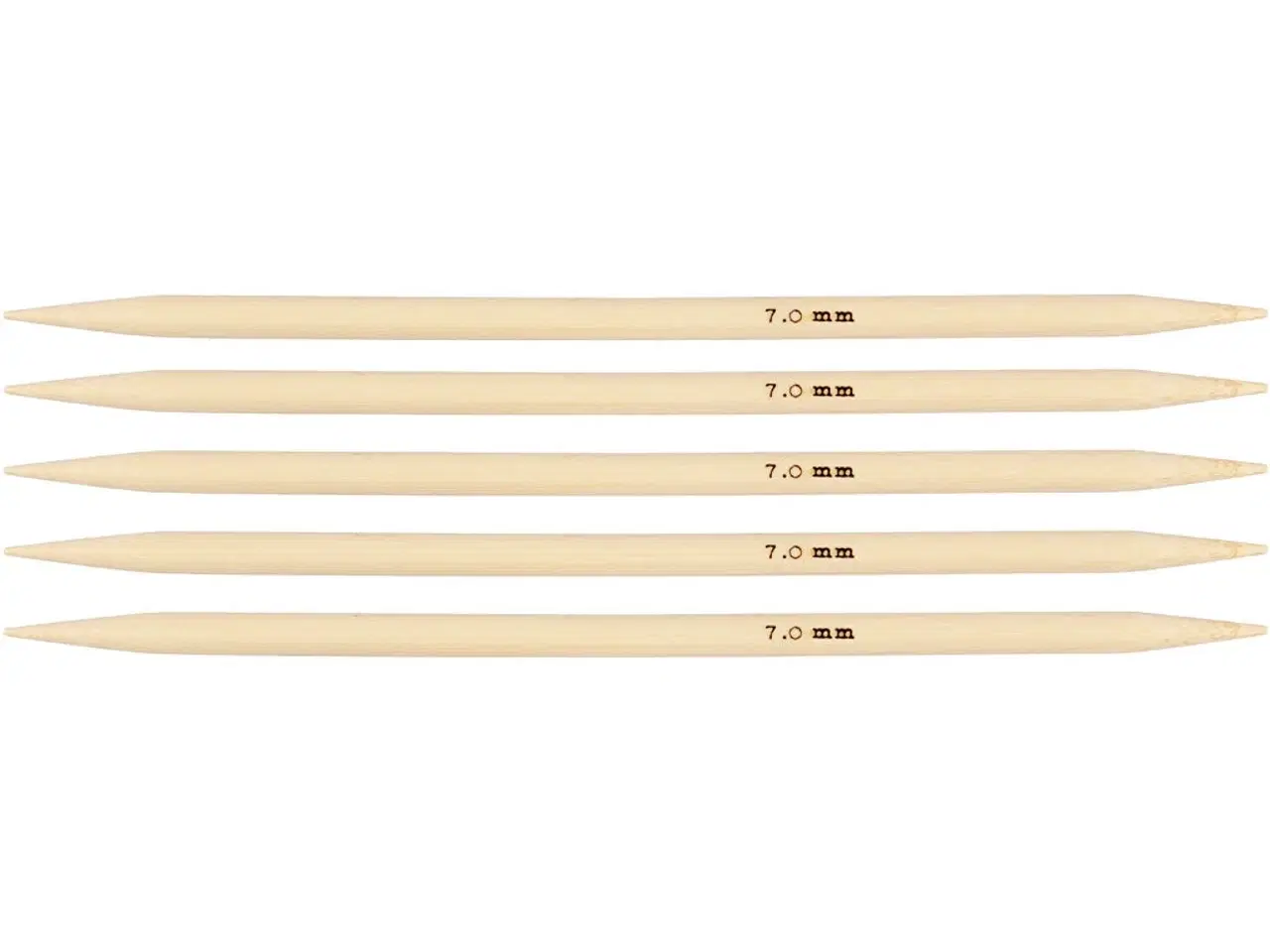 Billede 1 - Strømpepinde, L: 20 cm, str. 7 mm, 1 sæt