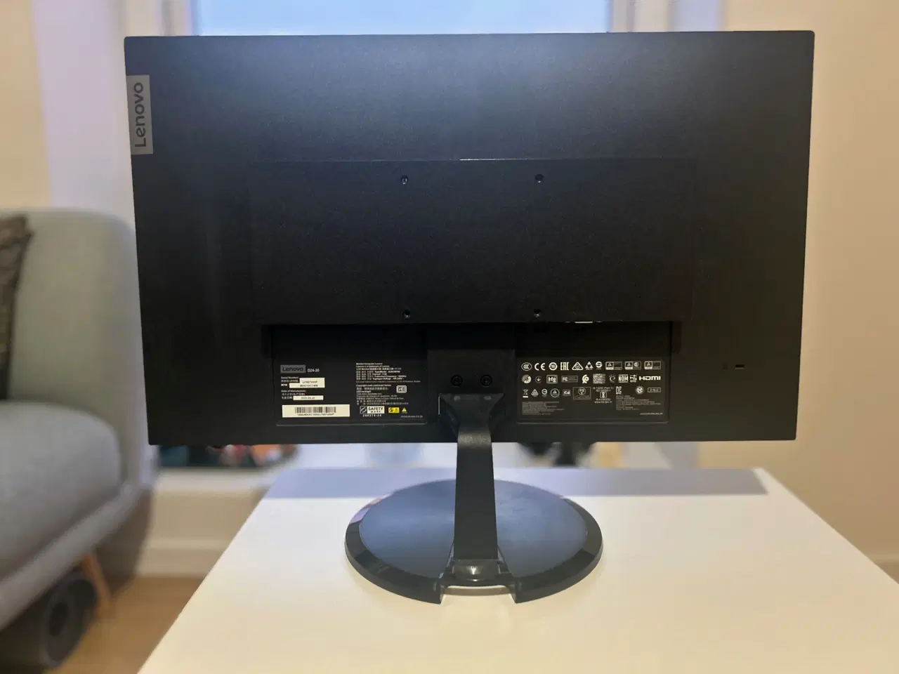 Billede 3 - Lenovo D24-20 Skærm 24 tommer