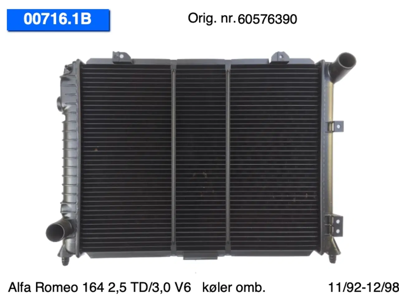 Billede 1 - Alfa Romeo 164 2,5 TD/3,0 V6 (87-98)
