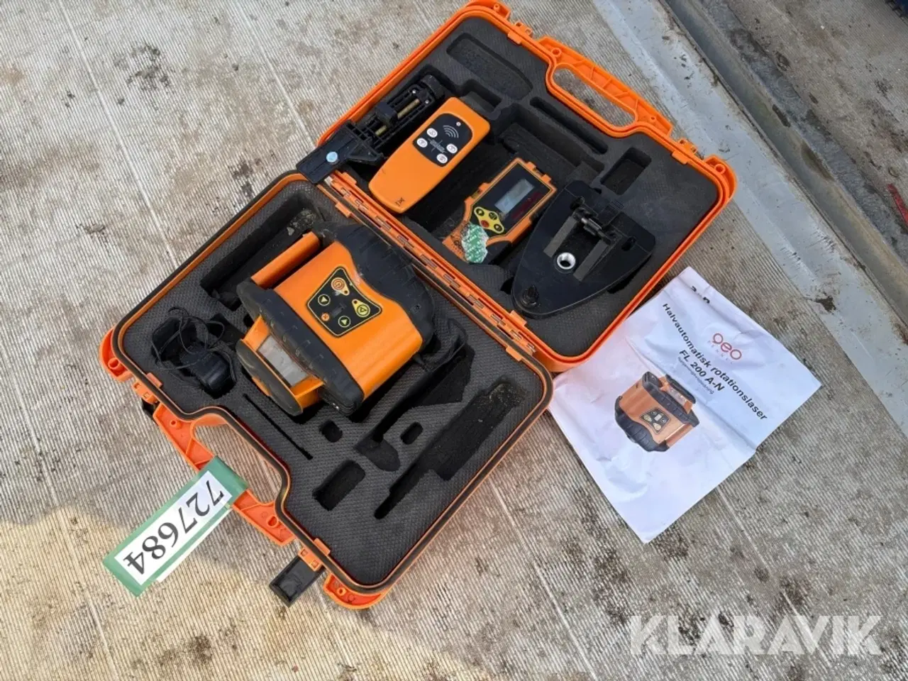 Billede 1 - Halvautomatisk rotationslaser Geo-Fennel FL 200 A-N