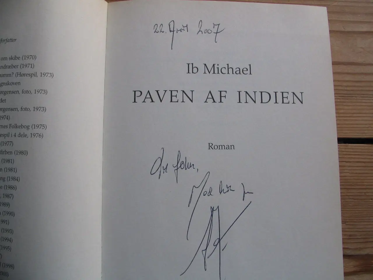 Billede 2 - Ib Michael. Paven af Indien