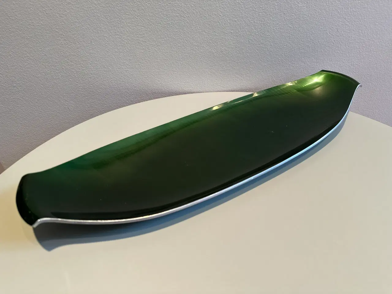 Billede 1 - Flot retro grøn emaljefad fra 60'erne/70'erne fra 