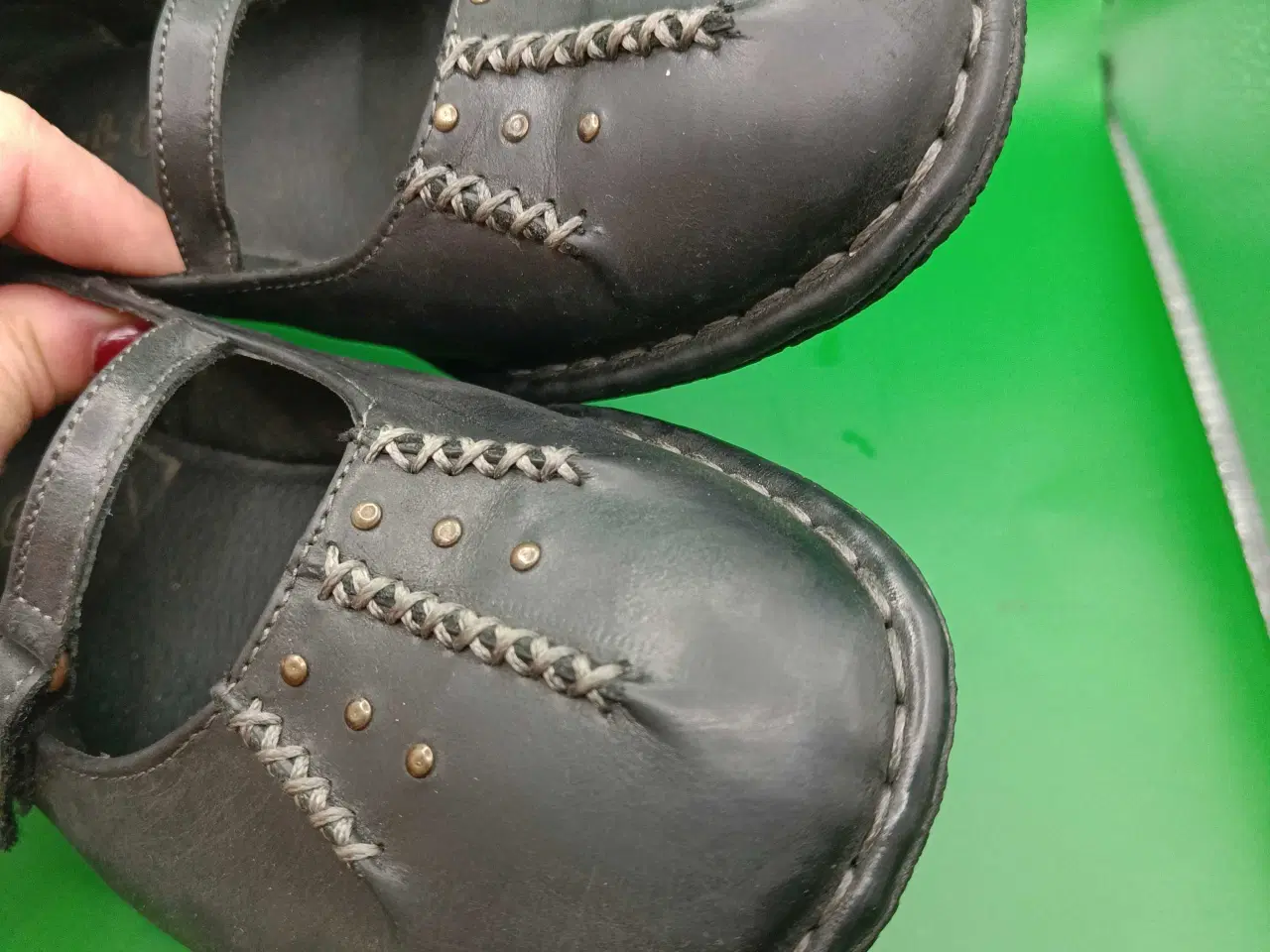 Billede 5 - Mary B sort læder sko 