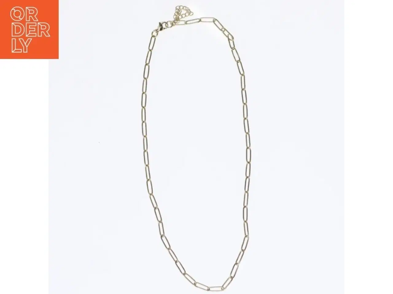 Billede 1 - Guld halskæde med kædeled (str. 44 cm)