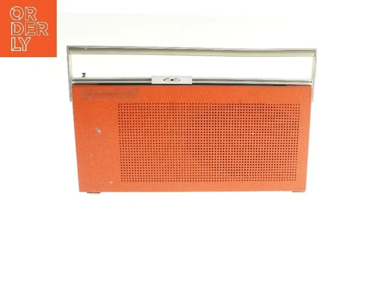 Billede 2 - BÆRBAR ORANGE RADIO fra Bang & Olufsen (str. 33,5x15x5,5 cm)