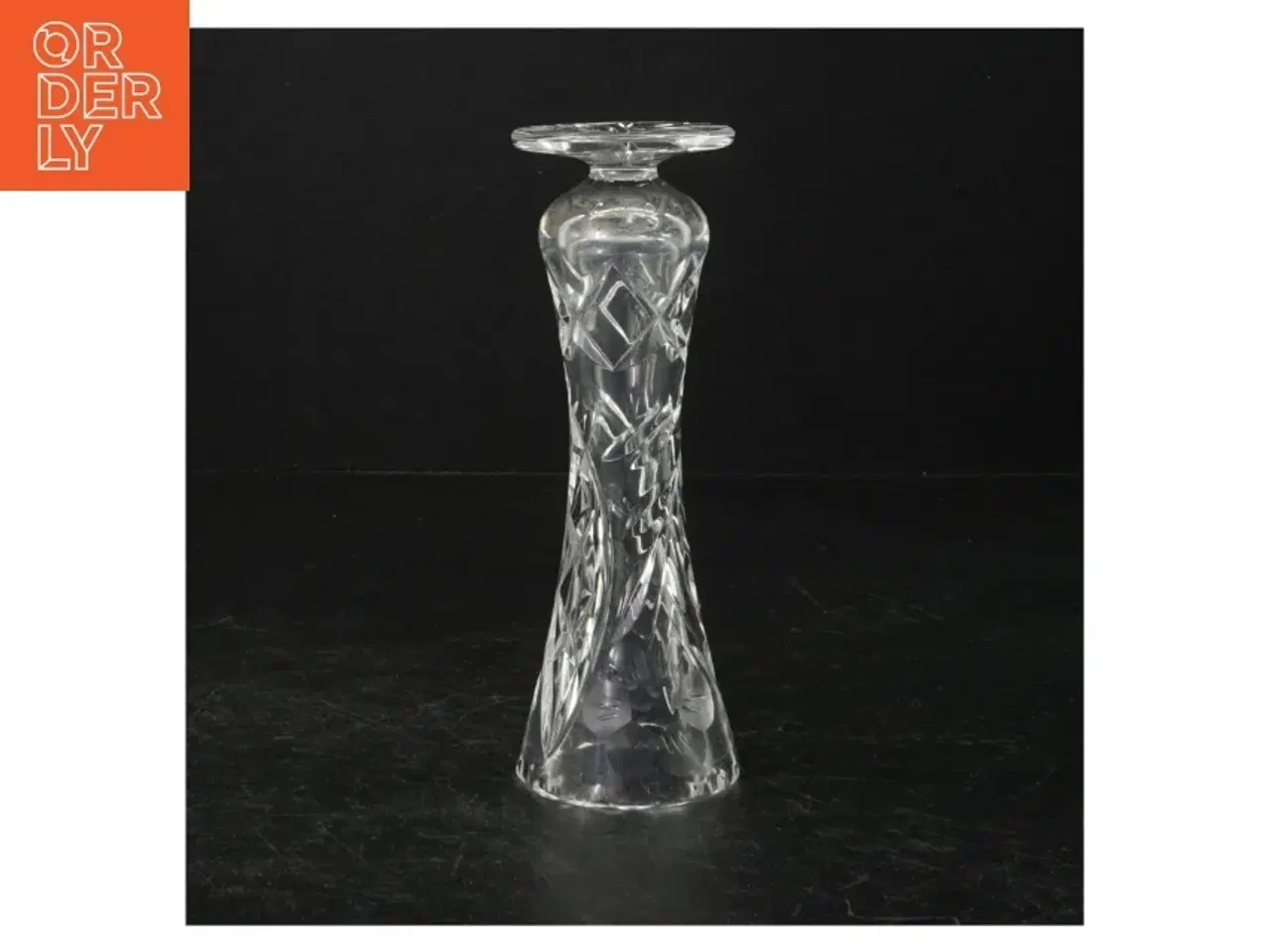 Billede 2 - Krystalglas vase (str. 16 cm)