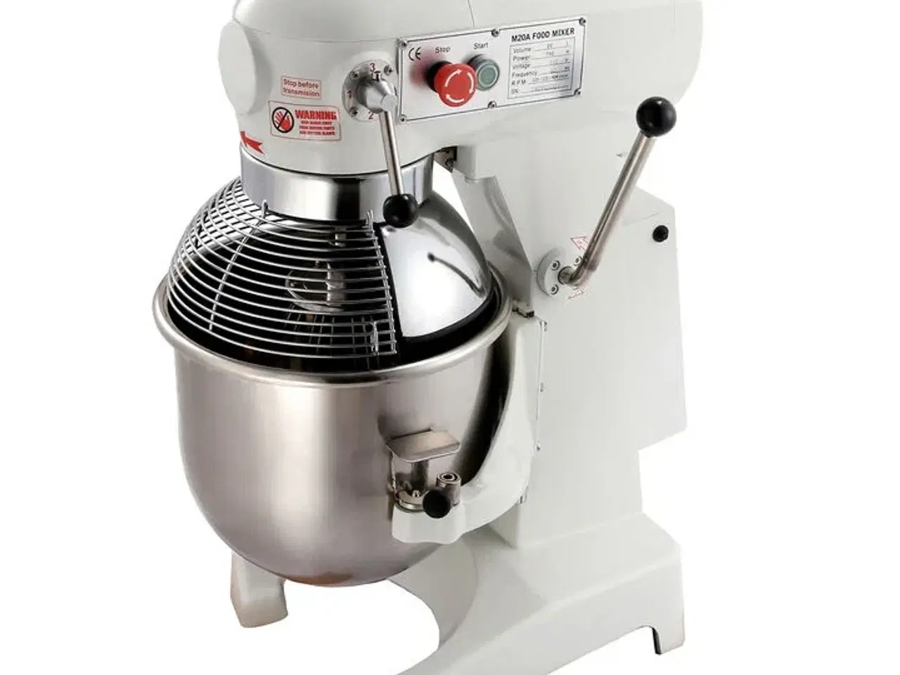 Billede 1 - Planetarisk mixer 20L. velegnet til tung dej. 59x52x80cm 220V 1,1Kw.