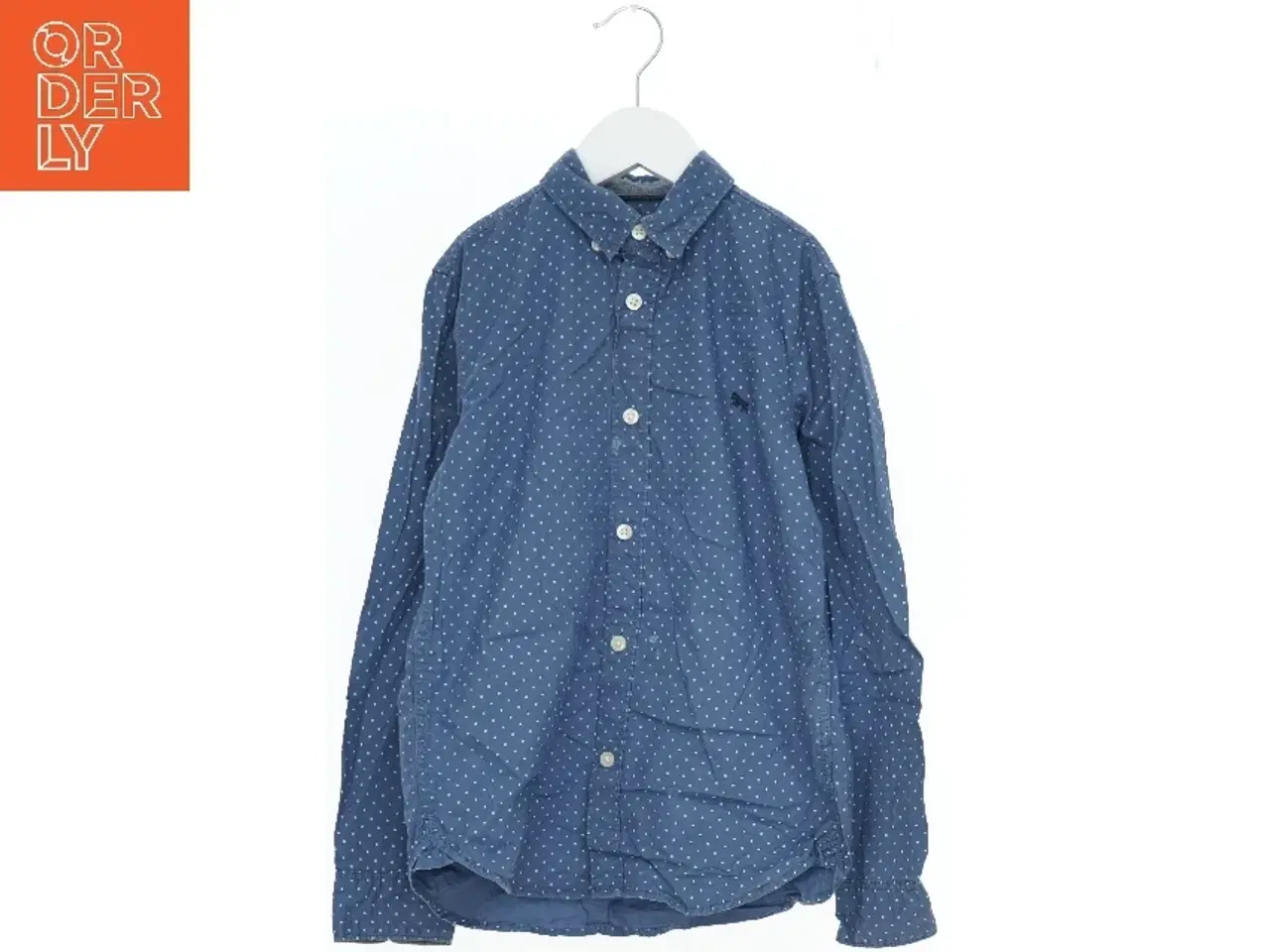 Billede 1 - Langærmet skjorte med prikker fra Logg (str. 140)