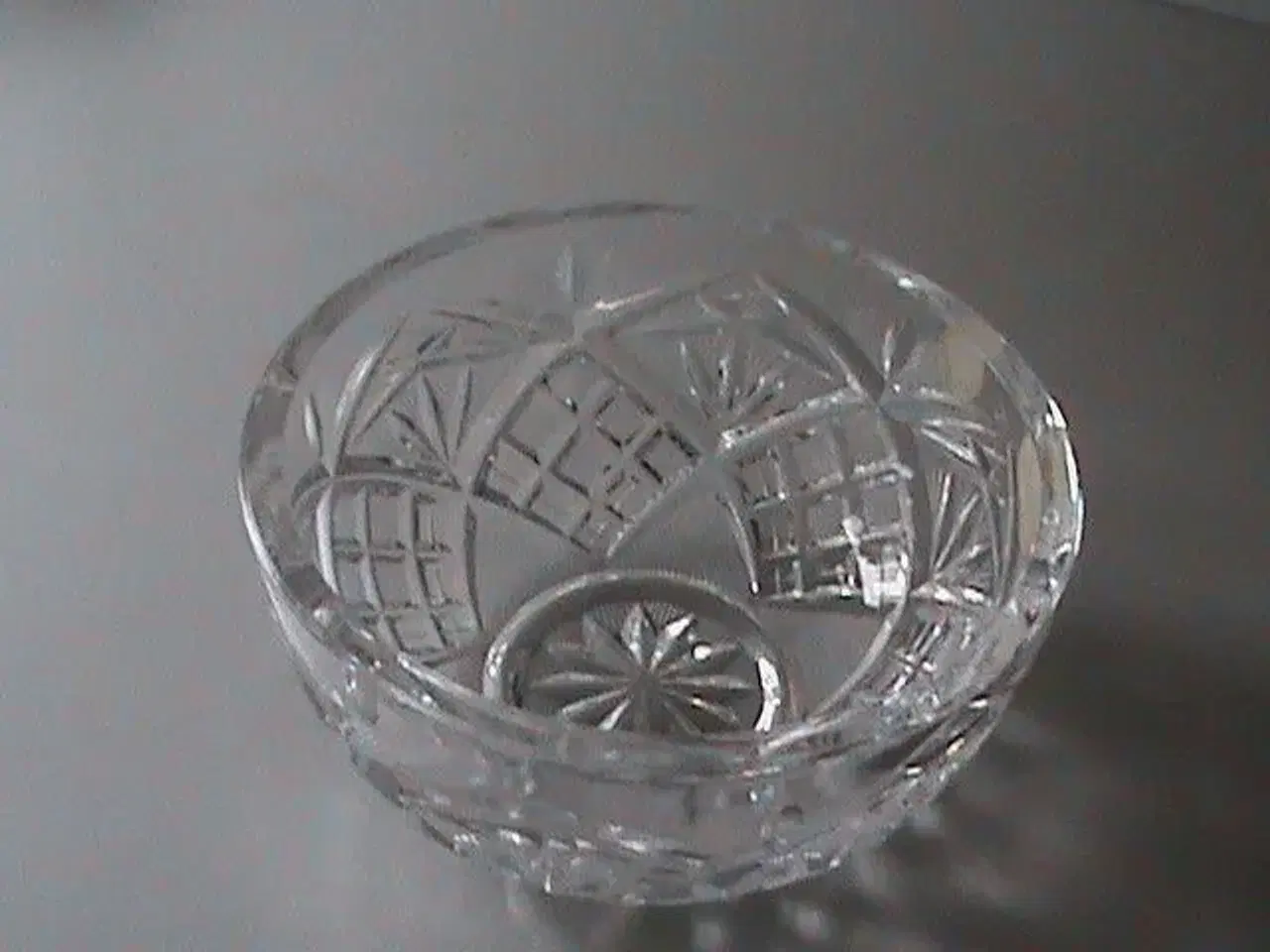 Billede 1 - Klar krystal skål