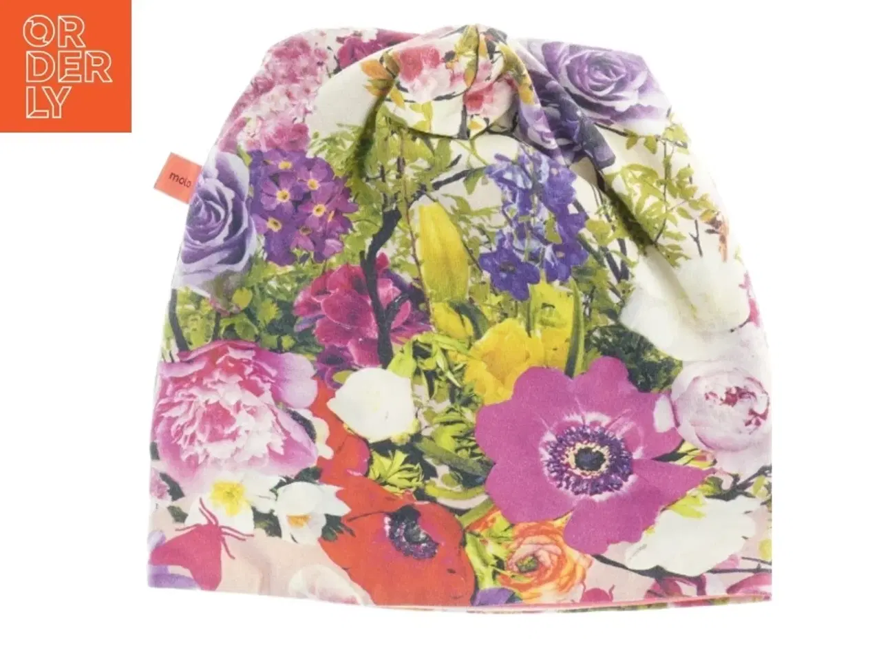 Billede 1 - Blomstret bomuldshue fra Molo (str. 3-5 år)