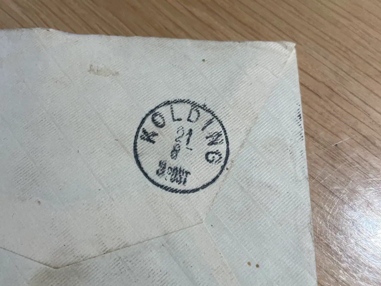 Billede 3 - Vintage kuvert med brev og frimærker fra 1908.