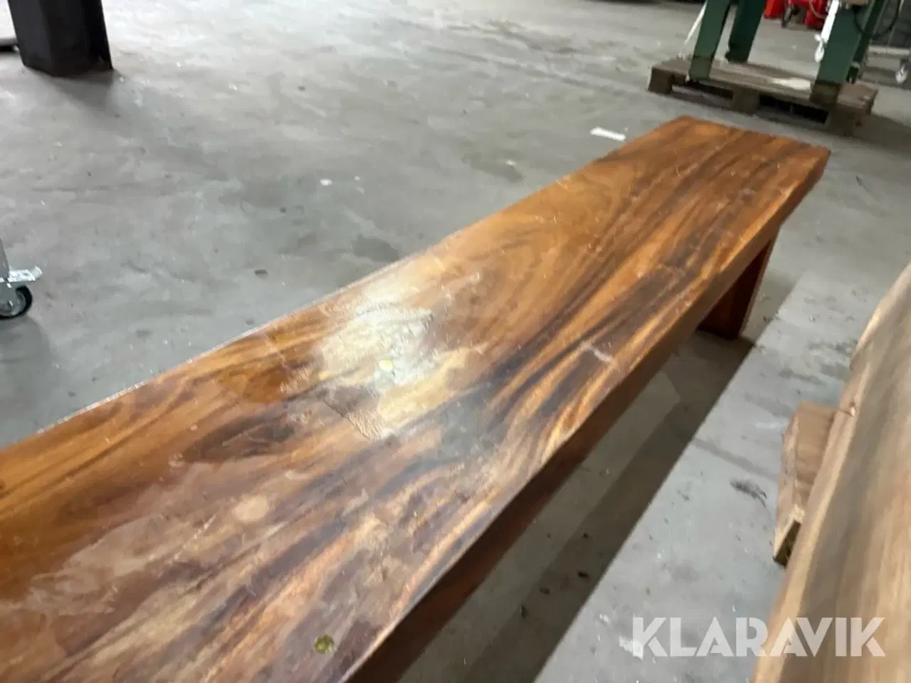 Billede 9 - Planke bænk Akacie Olieret