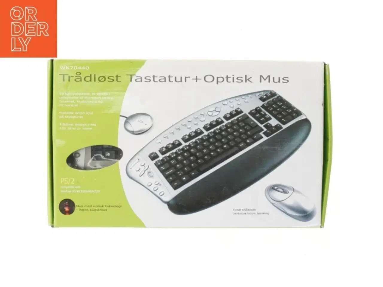 Billede 2 - Trådløst tastatur og optisk mus sæt fra wk