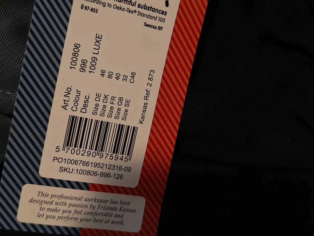 Billede 7 - Fristads Icon Overalls (Sort/Grå) – Slidstærkt arb