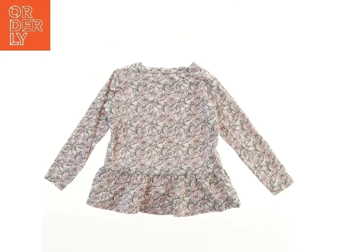 Billede 2 - Langærmet bluse med blomsterprint fra Birkholm (str. 98)