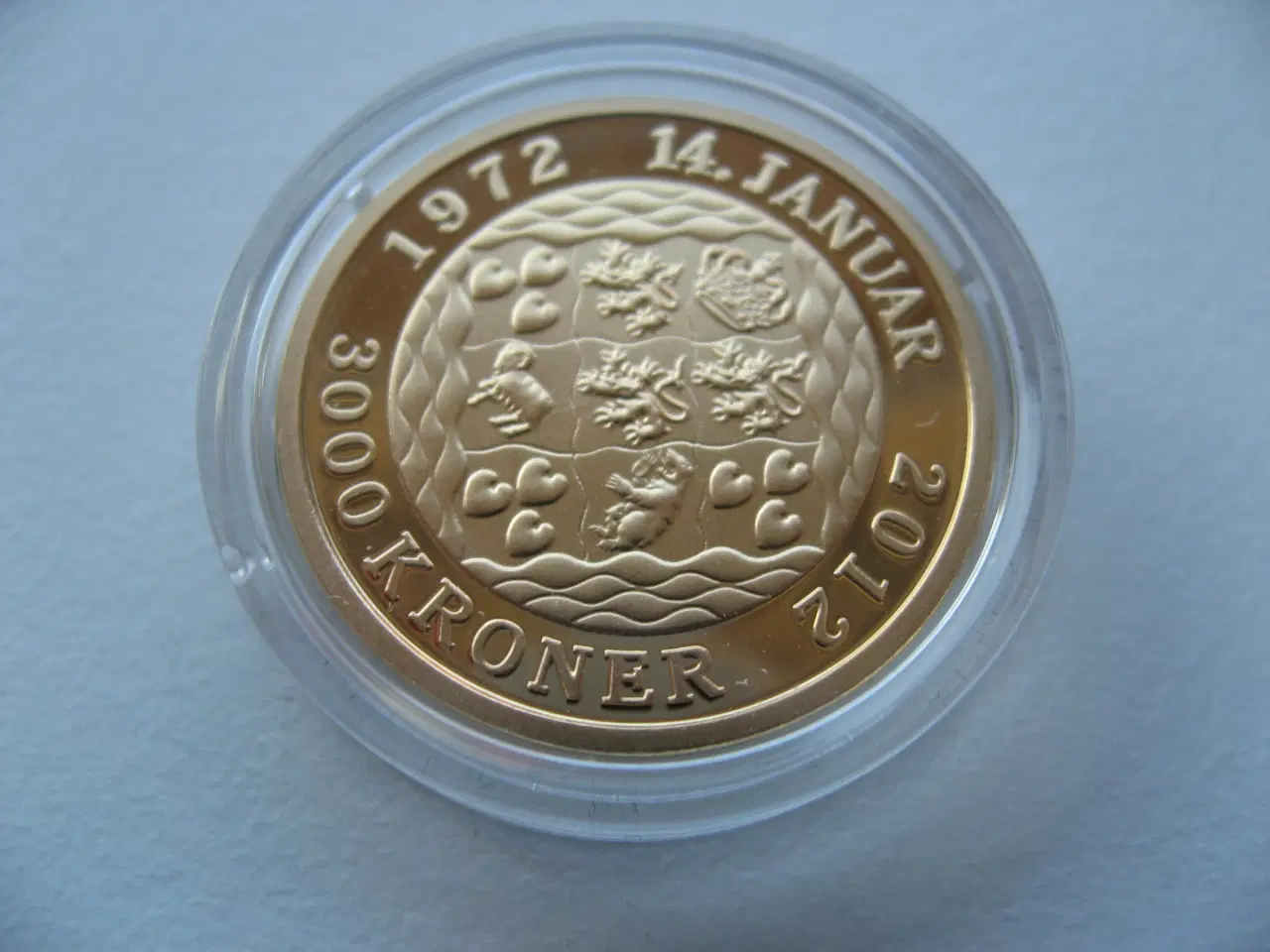 Billede 2 - Smuk 3000 kr guldmønt 2012 i original æske