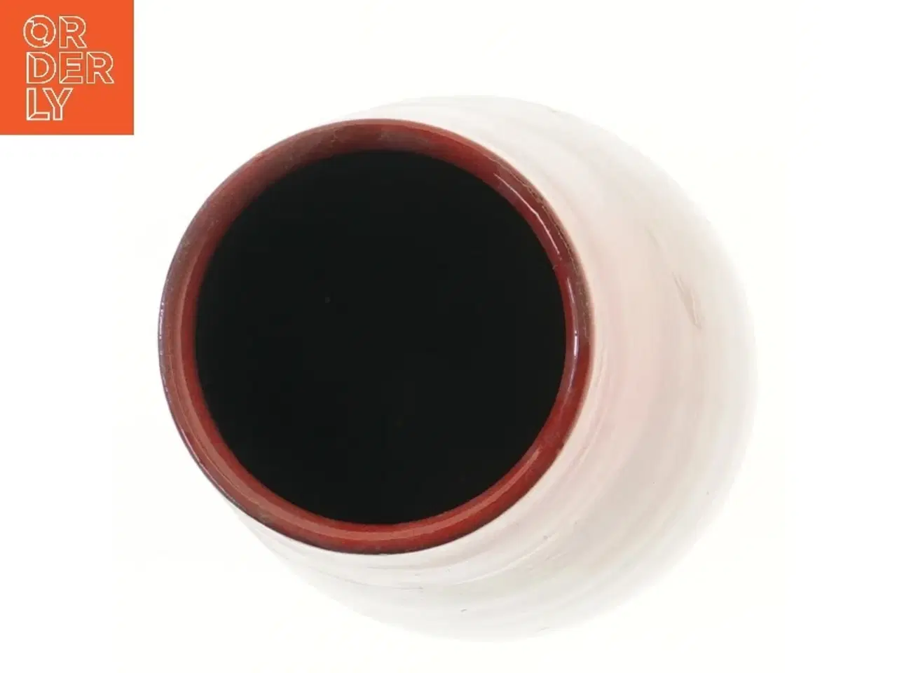 Billede 2 - Rød vase, 12x32 cm (str. 12x32 cm)