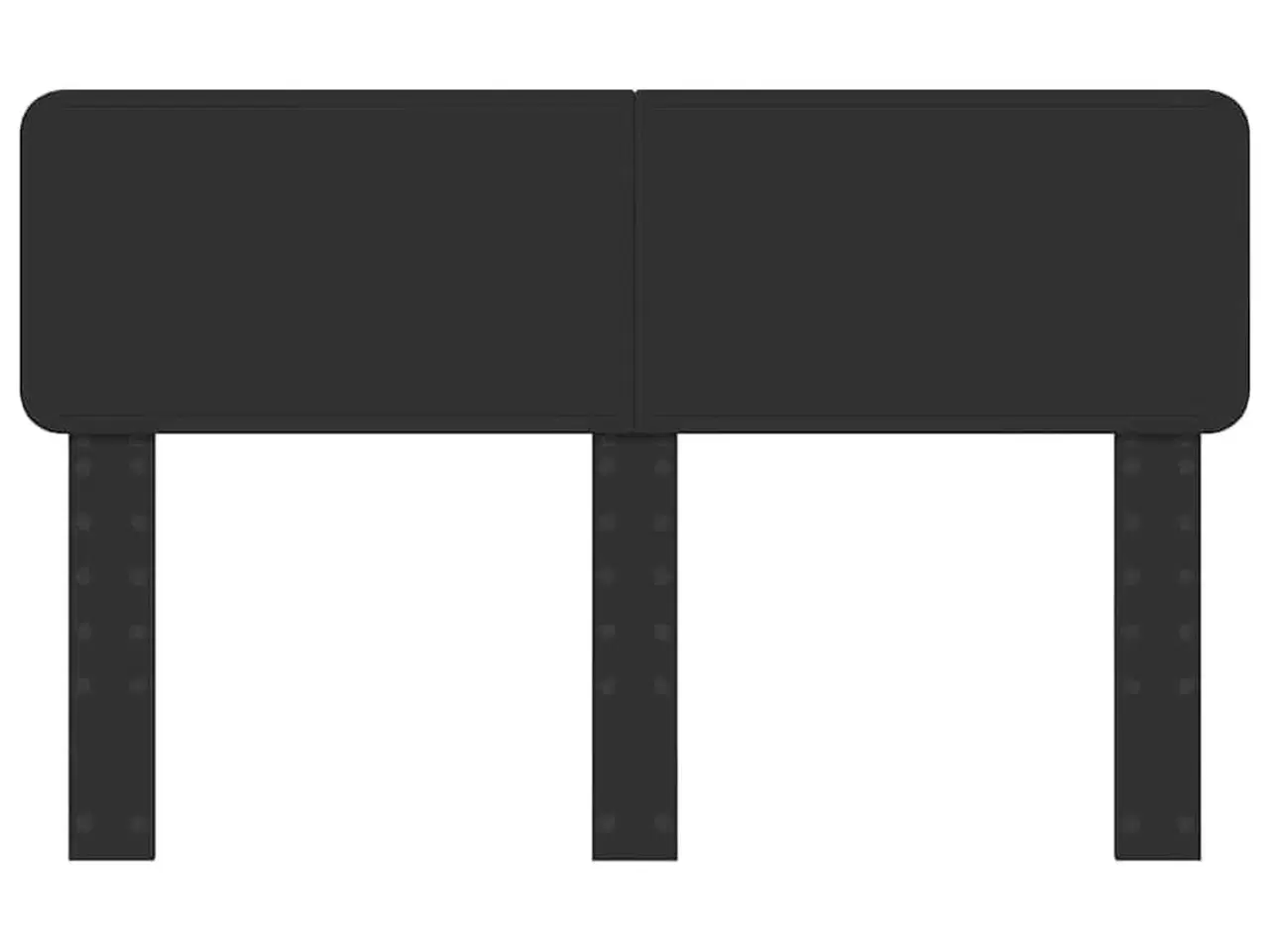 Billede 4 - Hovedgærde med hovedgærde Sort eg 140 cm Konstrueret træ