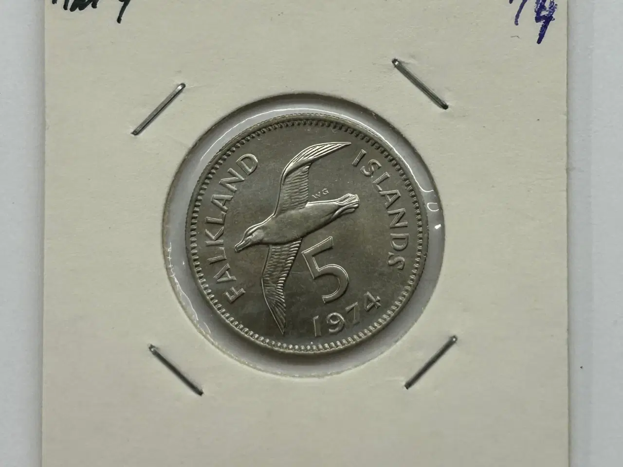 Billede 1 - 5 Pence Falkland Islands 1974
