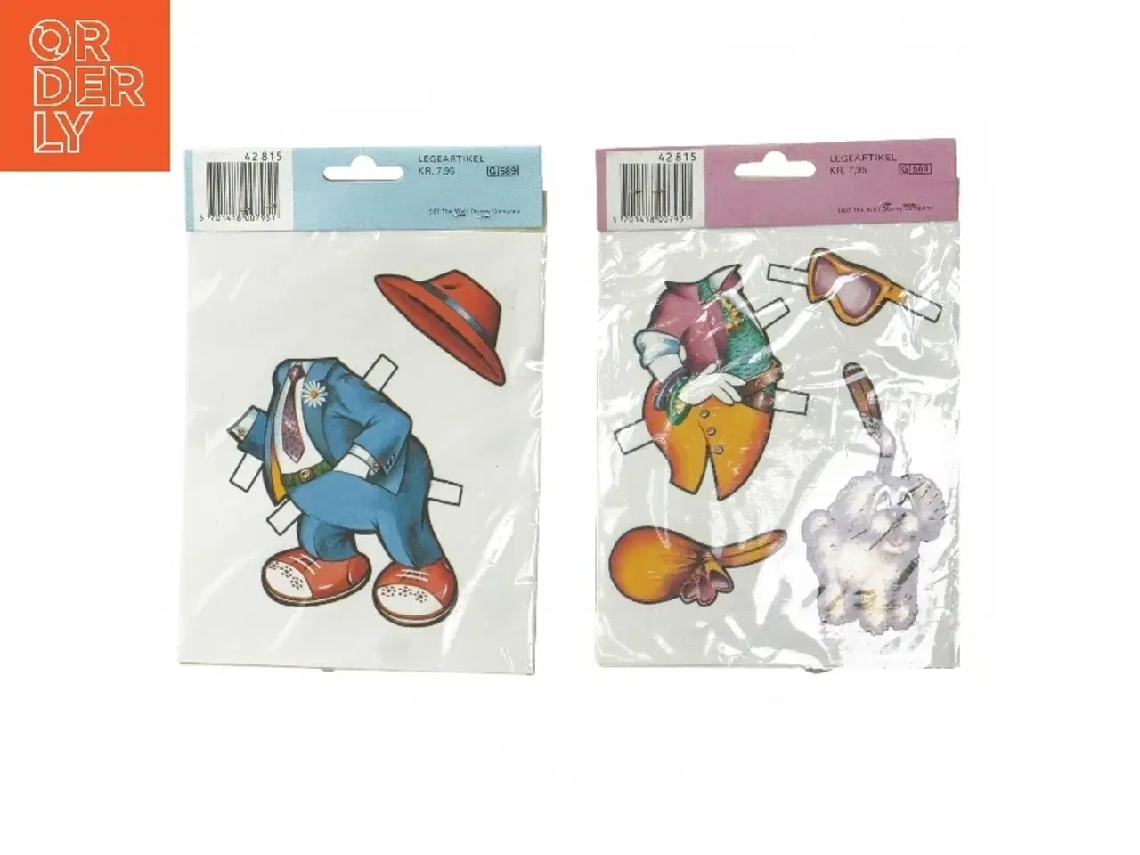 Billede 2 - Disney Pusledukker med tøjsæt fra Disney (str. 18,5x12,5 cm)