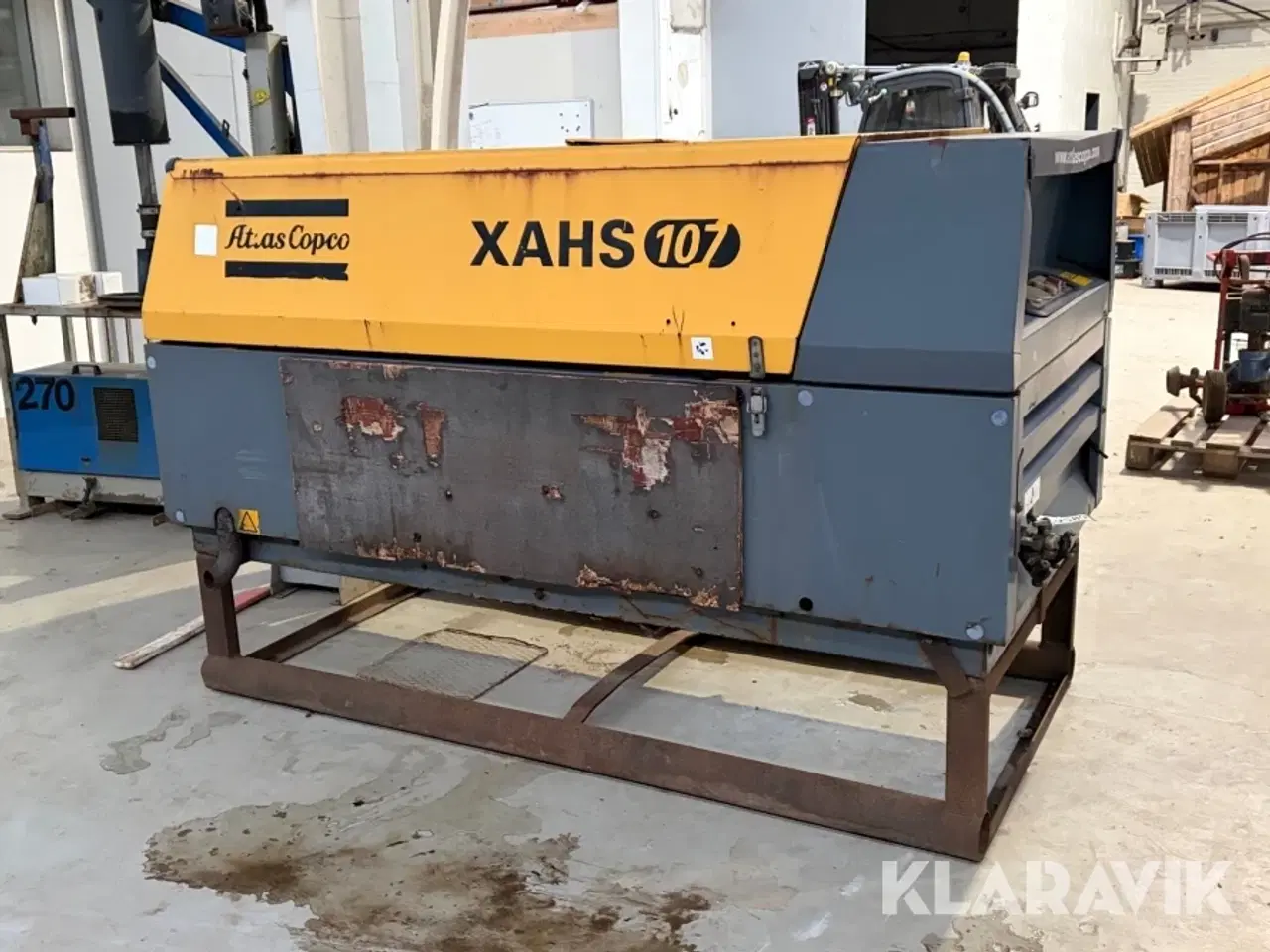 Billede 4 - Højtrykskompressor Atlas Copco XAHS 107 12 bar