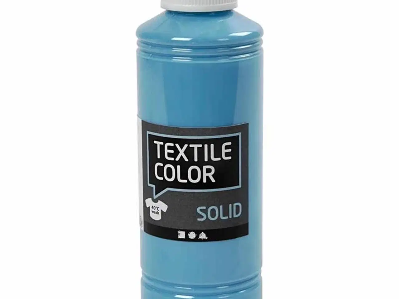 Billede 1 - Textile Solid, turkisblå tekstilmaling 250ml